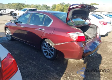 2013 Honda Accord Sport из США, поврежденный, VIN 1HGCR2F51DA277808